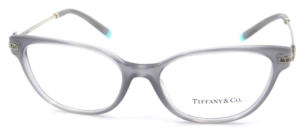 Tiffany & Co Eyeglasses Frames TF 2223B 8257 52-16-140 Opal Grey Made in Italy